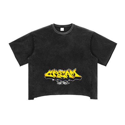 RAW EDGE BOXY TEE