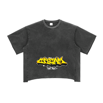RAW EDGE BOXY TEE
