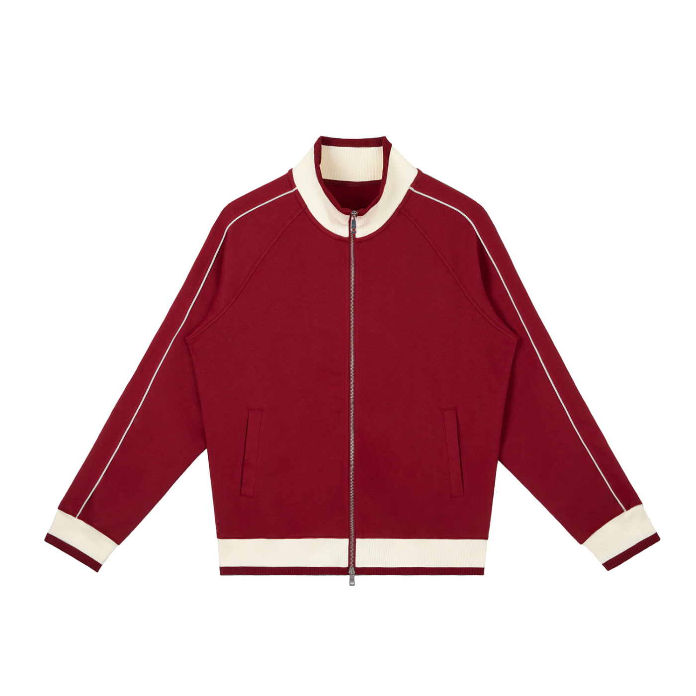 VELORA SLEEVE ZIP TRACK JACKET
