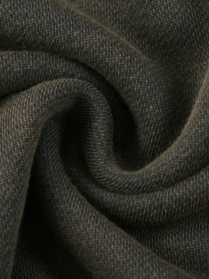 VELTE FRAYED-HEM HOODIE